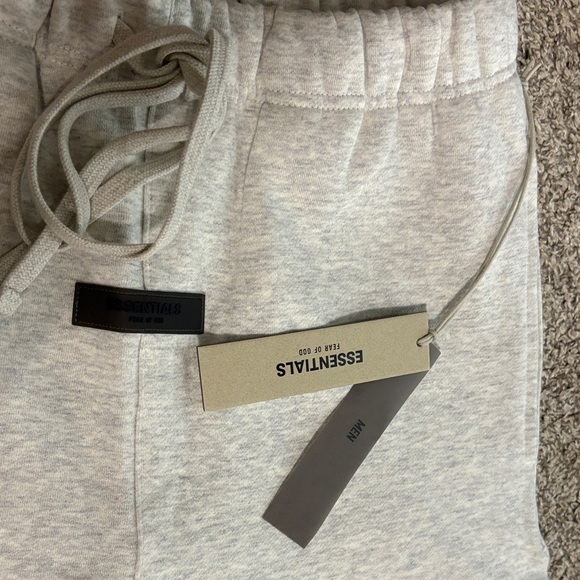 Men S Essentials Light Gray Joggers - Picture 3 of 5